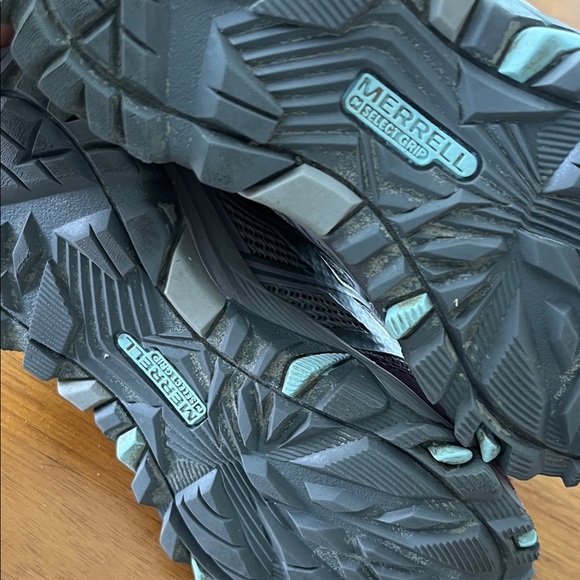 Merrell Dark Purple and Gray Trail Boots - Picture 11 of 12